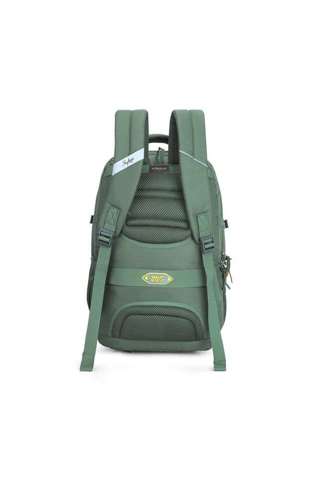 Buy SKYBAGS Green Nextra Polyester Men s Casual Wear Laptop Backpack Shoppers Stop