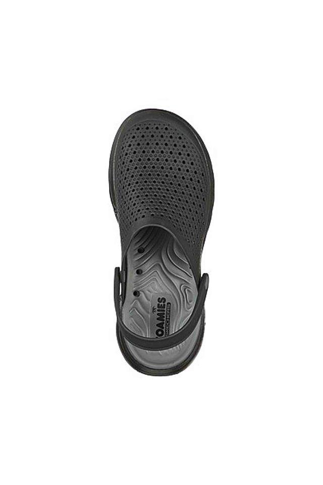 Sketchers black online sandals