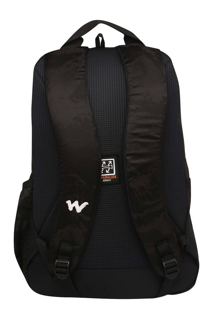 Buy WILDCRAFT Black Unisex 2 Compartment Zip Closure Backpack