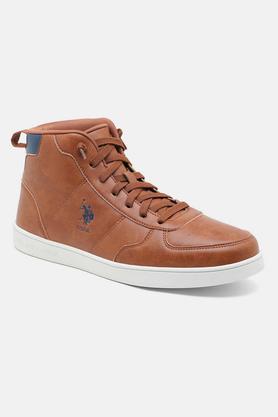 Buy U.S. POLO ASSN. Tan Arrick 2.0 Polyurethane Lace Up Men s