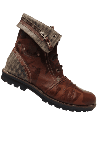 woodland high top lace up boots