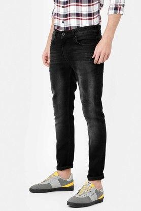 Black washed jeans store mens