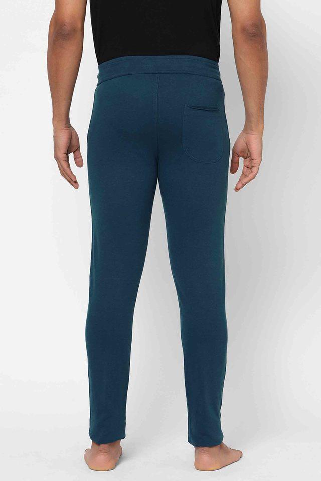 Buy SWEET DREAMS Blue Denim Polyester Blend Regular Fit Mens Track Pants |  Shoppers Stop