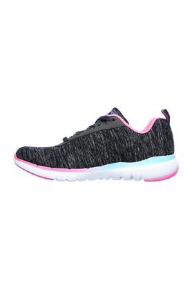 Skechers sport flex appeal 3.0 lace 2024 up trainers black