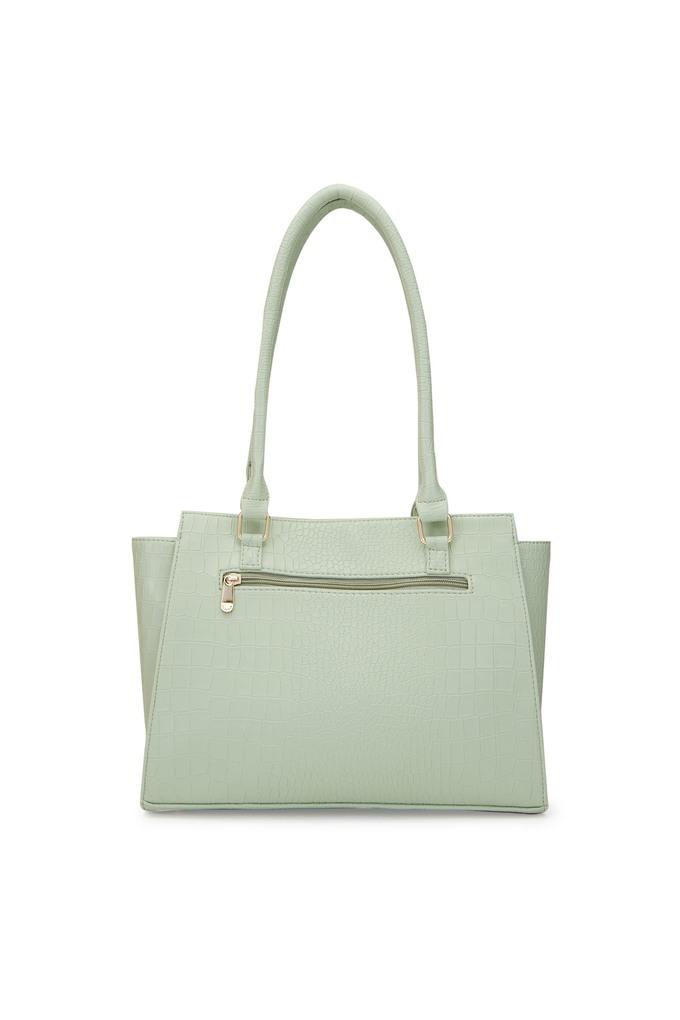 Buy CAPRESE Mint Zipper Clouser Freda Faux Leather Women Formal Wear  Satchel Handbag