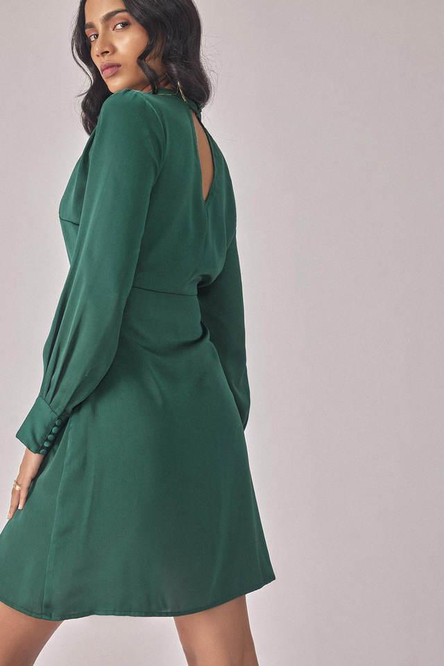 Buy R Cube Girls Midi/Knee Length Festive/Wedding Bottle Green Dress Online  at Best Prices in India - JioMart.