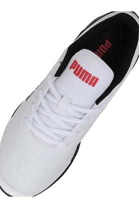 Puma white store shoes without laces