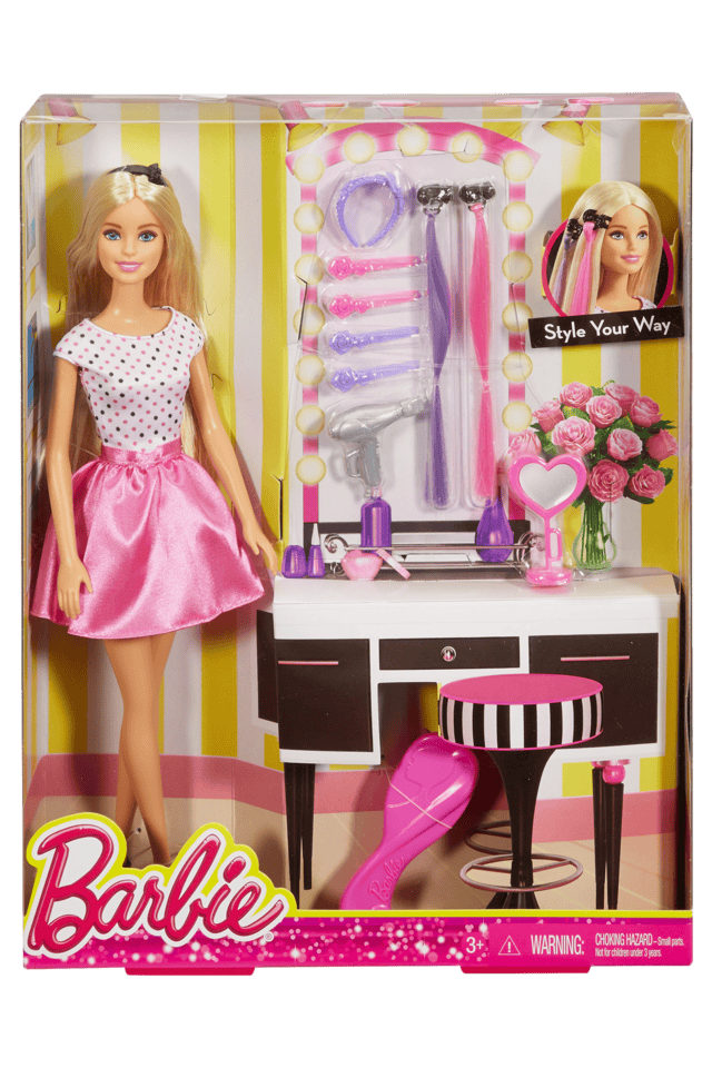 Barbie hair 2025 styling set