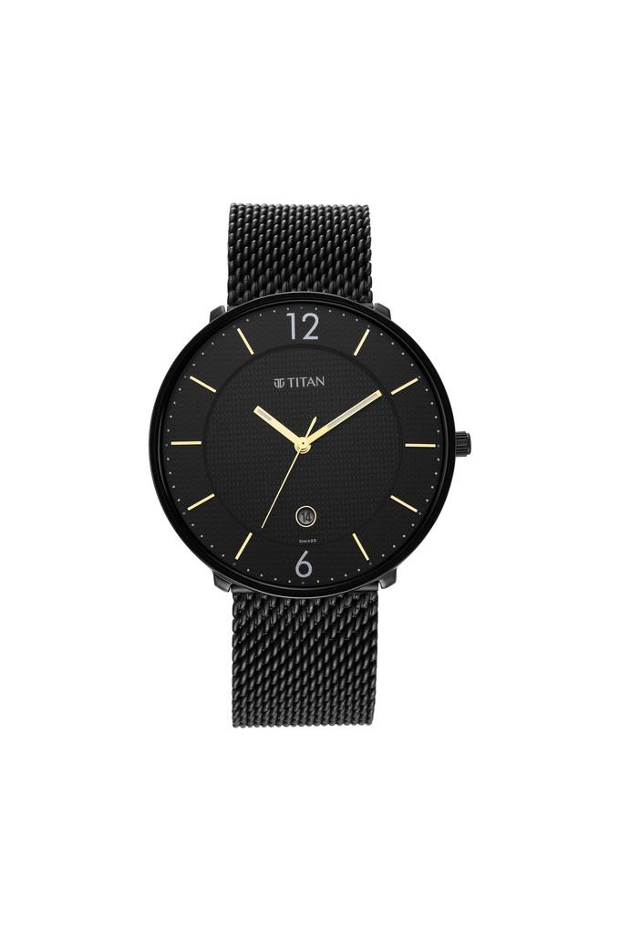 Titan black watch online men