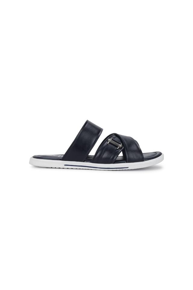 Mens Brunello Cucinelli navy Pebbled Leather Sandals | Harrods #  {CountryCode}