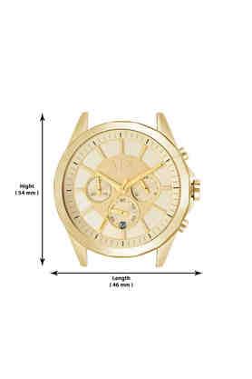 Buy ARMANI EXCHANGE Mens 44 mm Drexler Gold Dial Stainless Steel Chronograph  Watch - AX2602 | Shoppers Stop