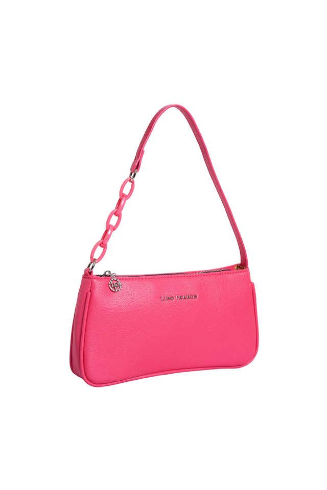 Lino Perros Pink Faux Leather Handbag: Buy Lino Perros Pink Faux Leather  Handbag Online at Best Price in India