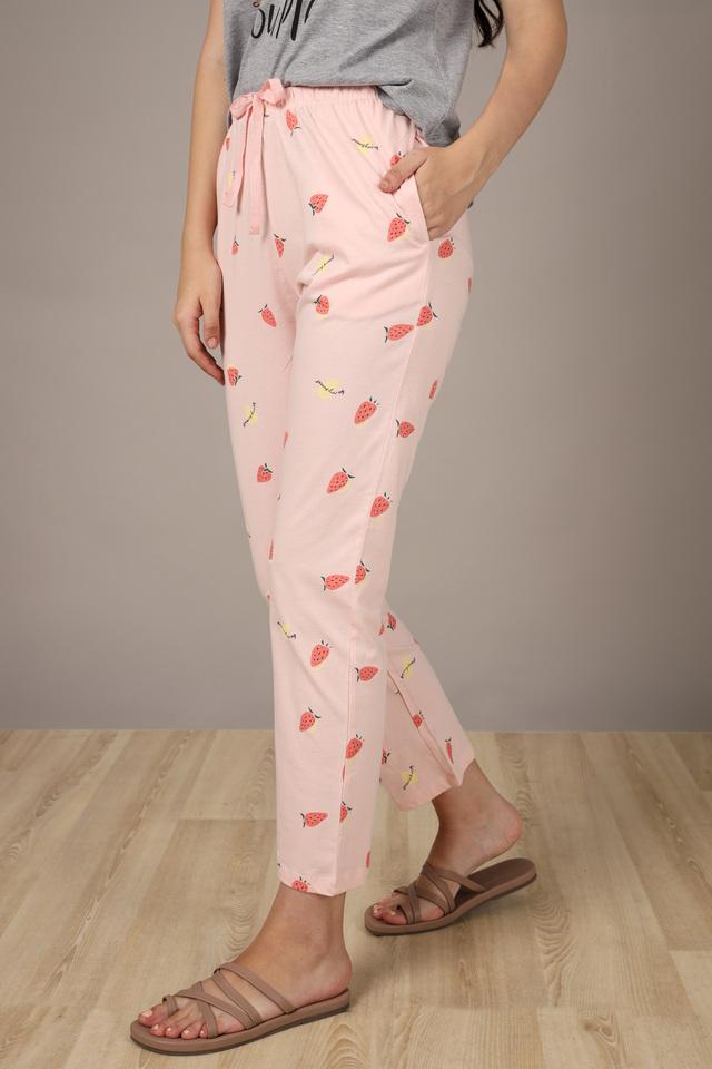 Printed Cotton Full Length Women s Night Wear Pyjamas