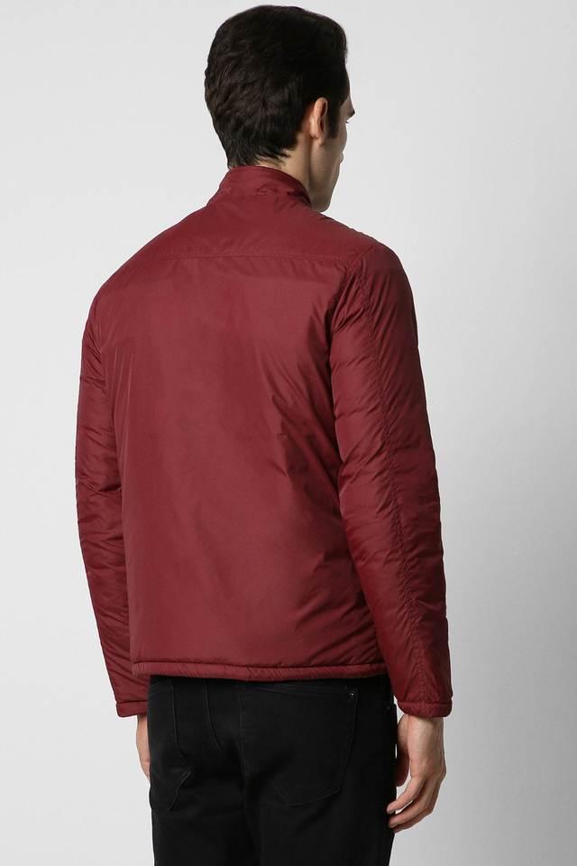 Solid Cotton Regular Fit Men's Jacket