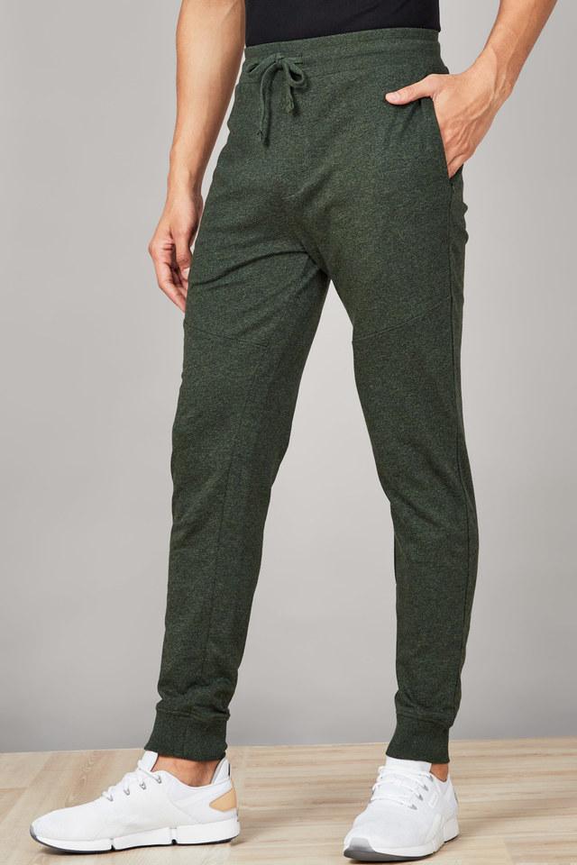 Cotton Stretchable Men Dark Green Joggers Pant at Rs 400/piece in Mumbai