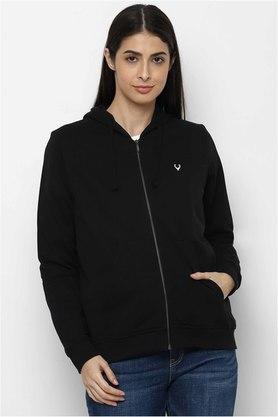 Allen solly black on sale sweatshirt