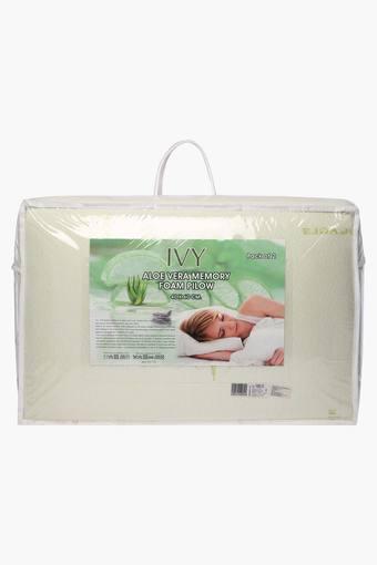Buy Ivy Rectangular Solid Aloe Vera Memory Foam Pillow Pack Of 2