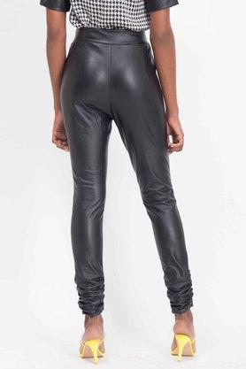 KanCan Give Your All Black Faux Leather Pants  Shop The Mint