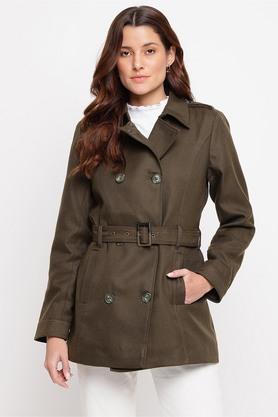 Olive green cheap coat womens