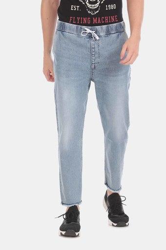 jeans with drawstring waist