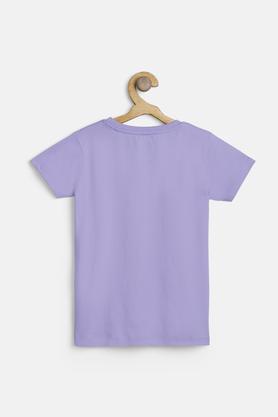 HYPE KIDS Lilac Ombré Speckle Crop T-Shirt