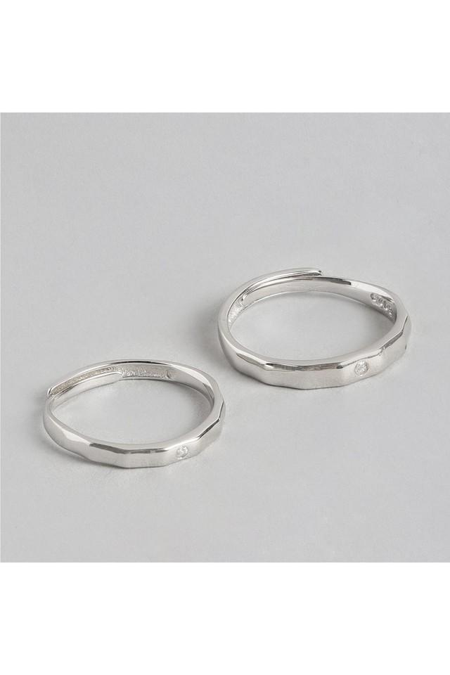 Luxury Adjustable Copper Plated Couples Wedding Ring Sets With Silver  Zircon Popular Type For Engagement, Wedding, Valentines Day Unique Jewelry  Accessory For Men And Women From Godhelpnewa, $2.32 | DHgate.Com