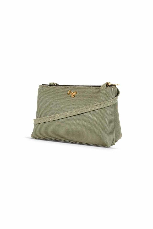 Miccoli Green Vegan Leather Purse for Women | Bagular