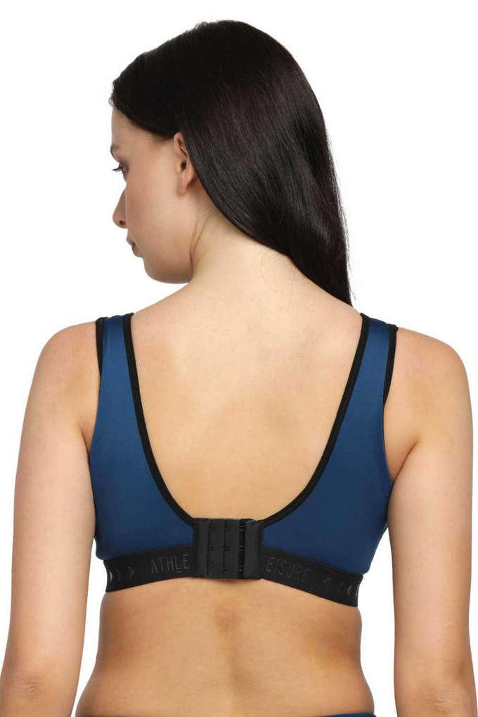 Buy LOVABLE Polyester Stretch Solid Non-Wired Padded Women's Sports Bra