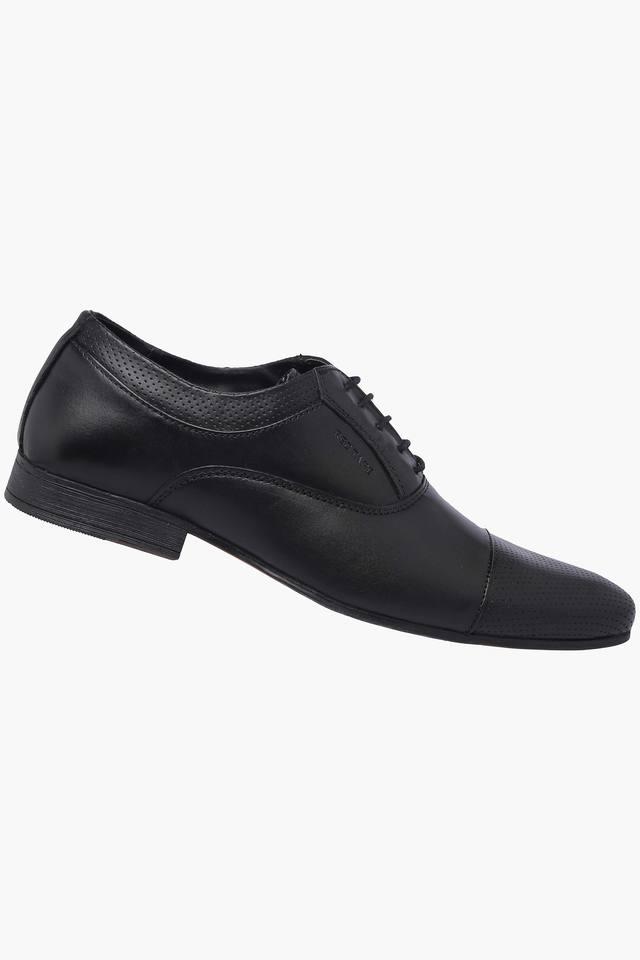 Buy RED TAPE Black Mens Leather Lace Up Smart Formal Shoe Shoppers Stop