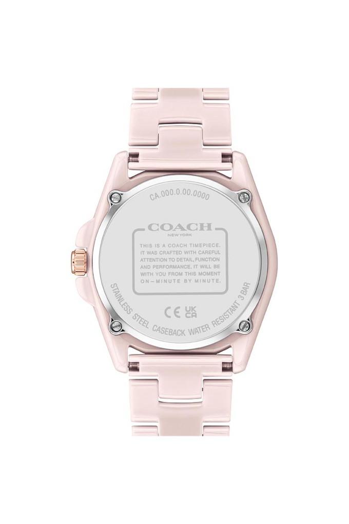 Coach pink outlet ceramic watch