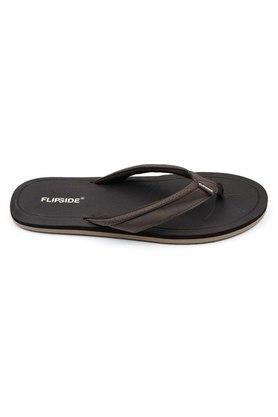 Buy FLIPSIDE Brown Mens Rubber Slippers Shoppers Stop