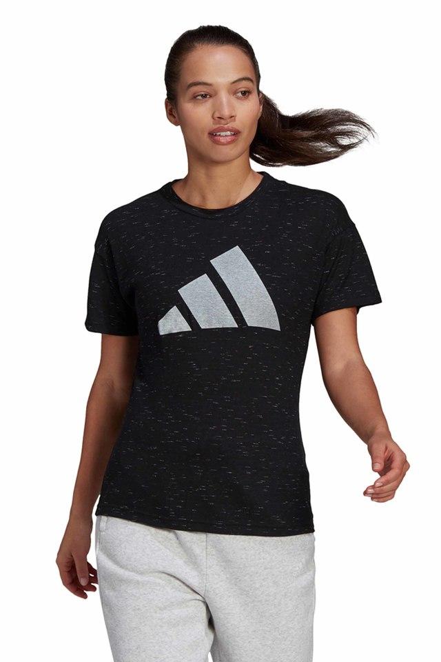 Printed Regular Fit Polyester Womens Sports T-Shirt