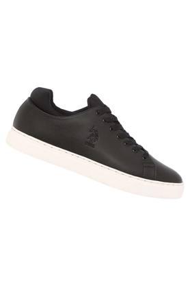 Black cheap polo sneakers