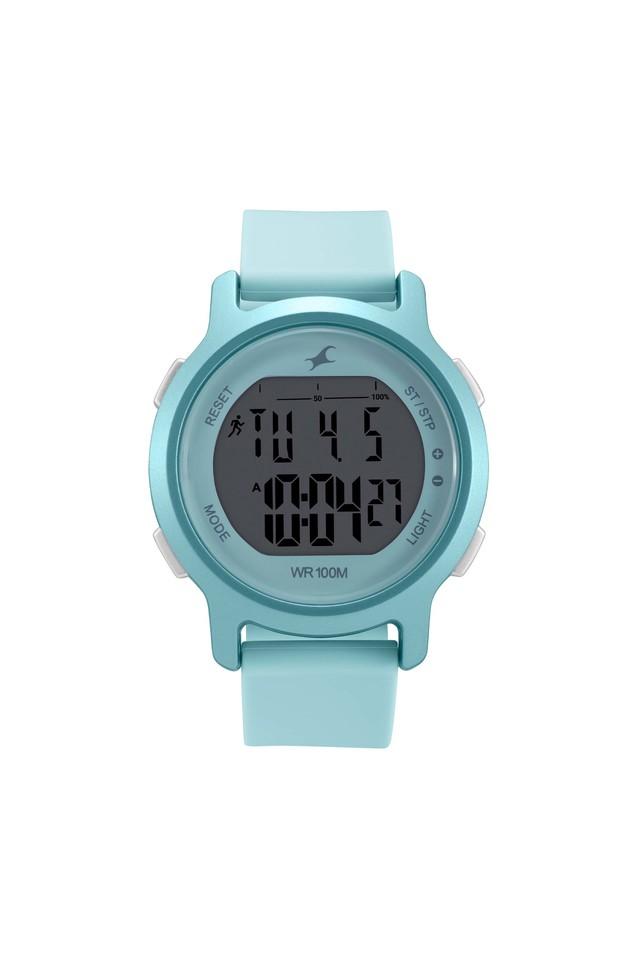 Buy FASTRACK Girls 42.9 mm Streetline 2.0 Blue Dial Silicone Digital Watch Shoppers Stop