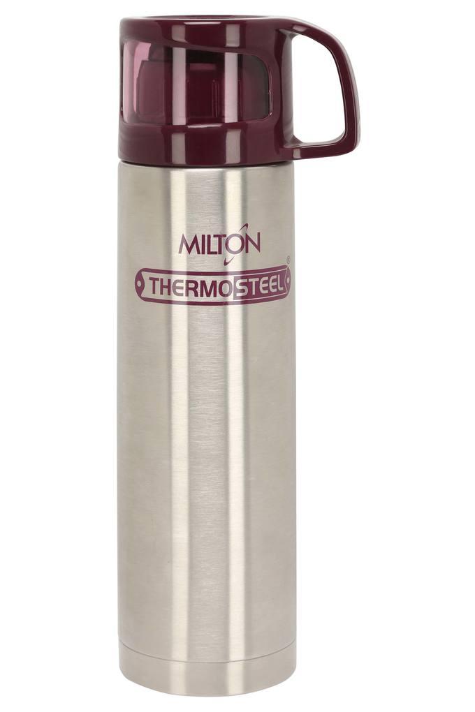 Buy Milton Cylindrical Metallic Glassy Thermo Flask 1000ml Shoppers Stop