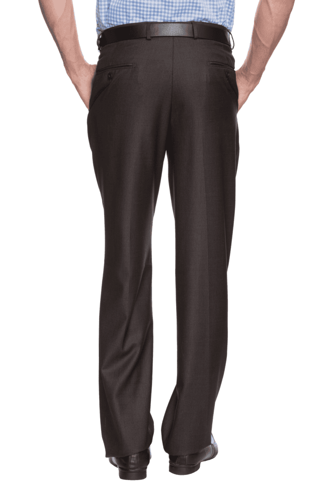 Clavelite dark blue formal pleated front trouser pant for men regular fit  polyester cotton loose fit