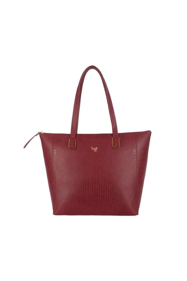 Buy BAGGIT Scarlet PVC Zipper Women s Formal Tote Bag Shoppers Stop