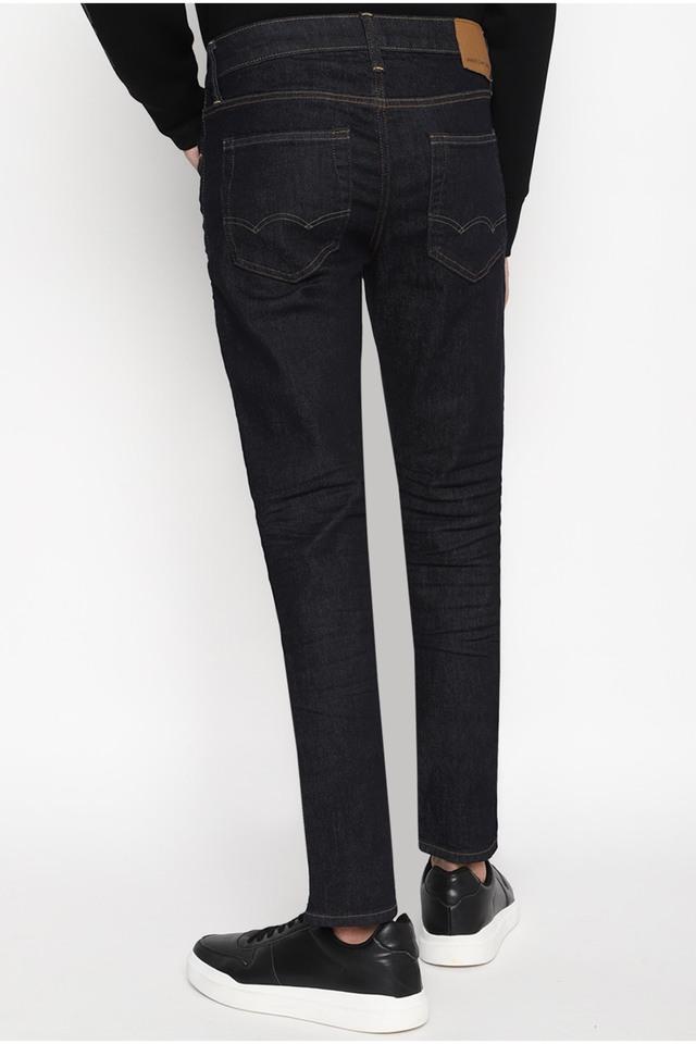 Buy AMERICAN EAGLE Dark Wash Cotton Stretch Straight Fit Men's Jeans