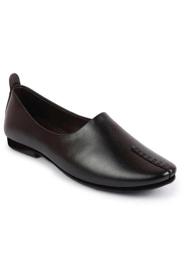 Buy FAUSTO Black PU Slip on Men s Casual Shoes Shoppers Stop