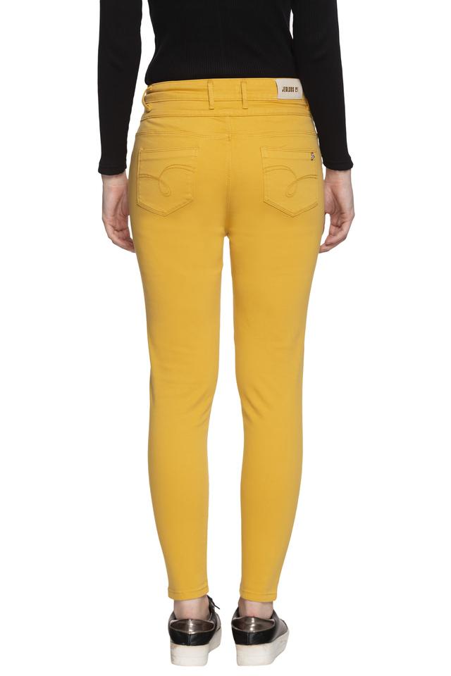 Mustard coloured outlet jeans ladies