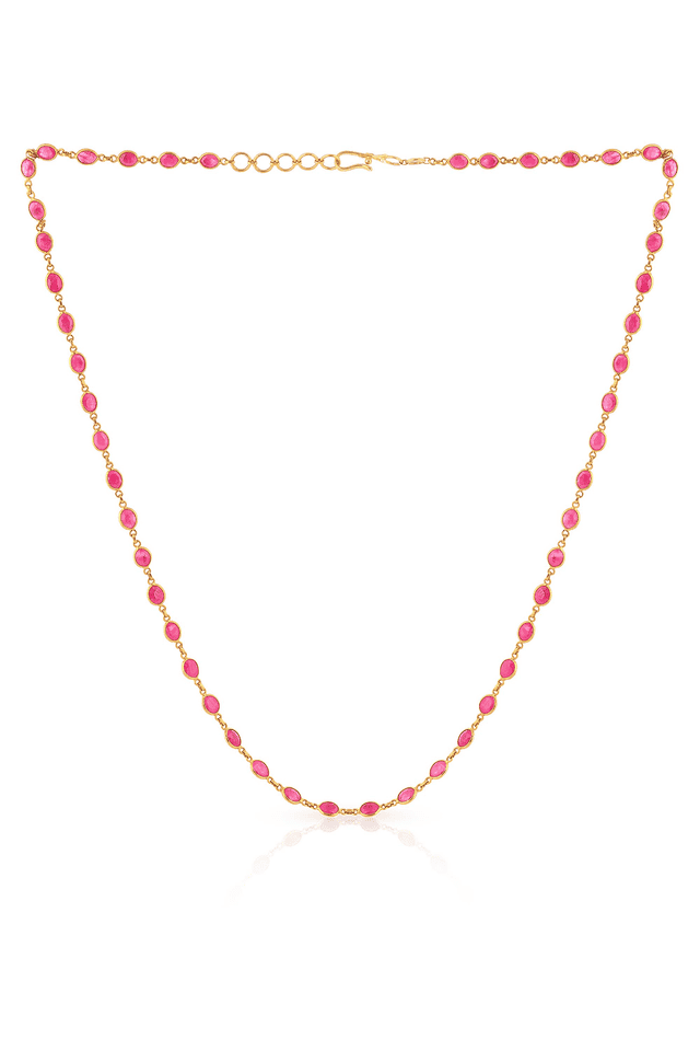 Malabar gold ruby necklace with deals price