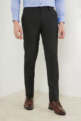 MANCREW Formal Trousers for men, Formal pants for men, Black trousers man