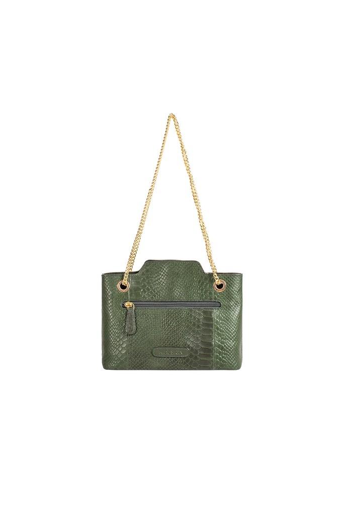 Buy Hidesign Green Womens Handbags