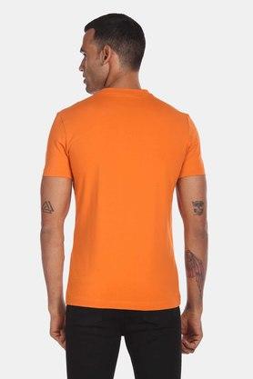 Buy CALVIN KLEIN JEANS Orange Printed Fit Mens T-Shirt