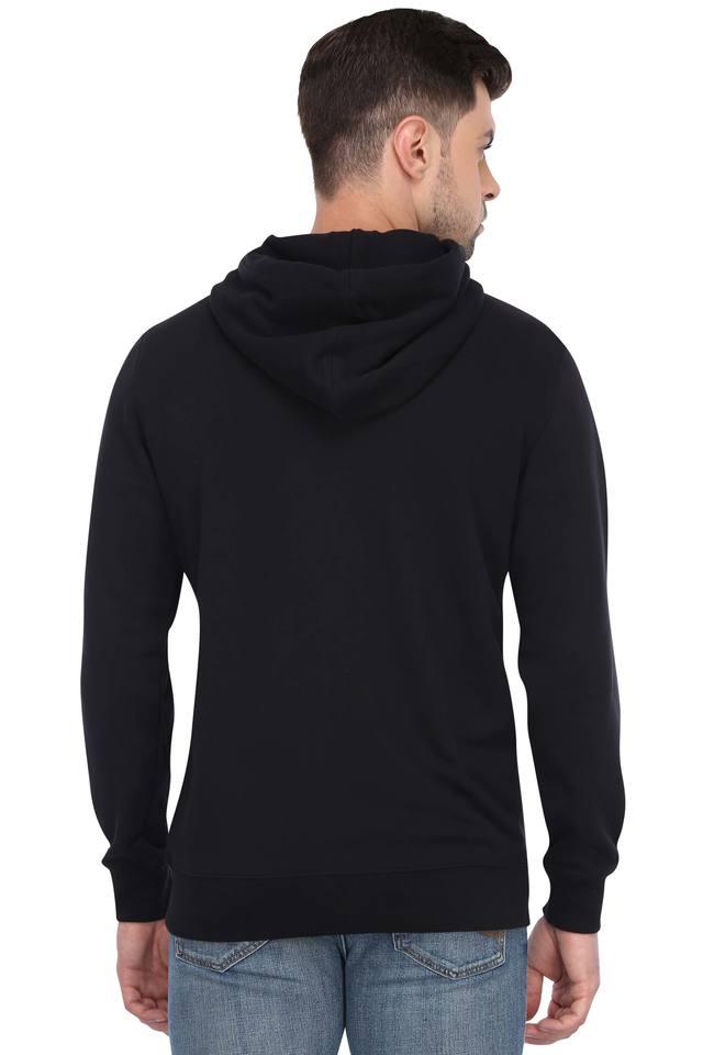 Plain black cheap sweatshirt mens