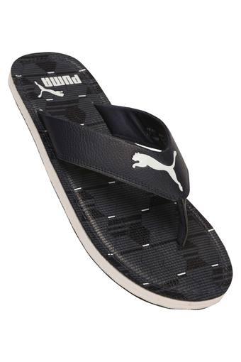 puma blue flip flops