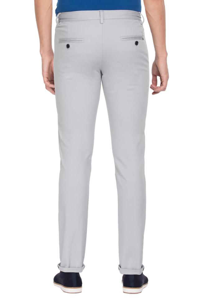 ALLEN SOLLY Men Textured Slim Straight Fit Trousers | Lifestyle Stores |  Sector 4C | Greater Noida