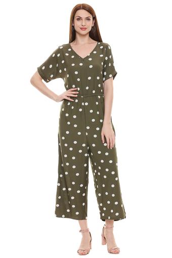 vero moda polka dot jumpsuit