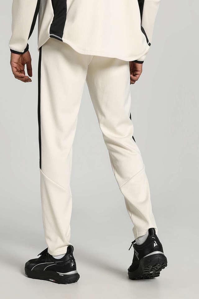 White polyester best sale track pants