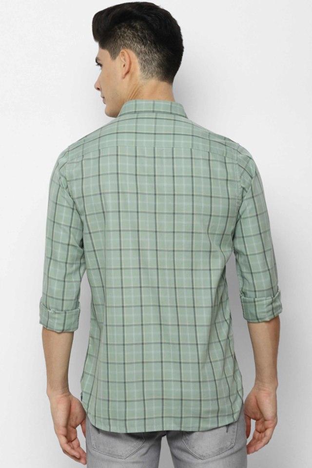 Allen Solly Cotton Checked Shirt for Men » Buy online from